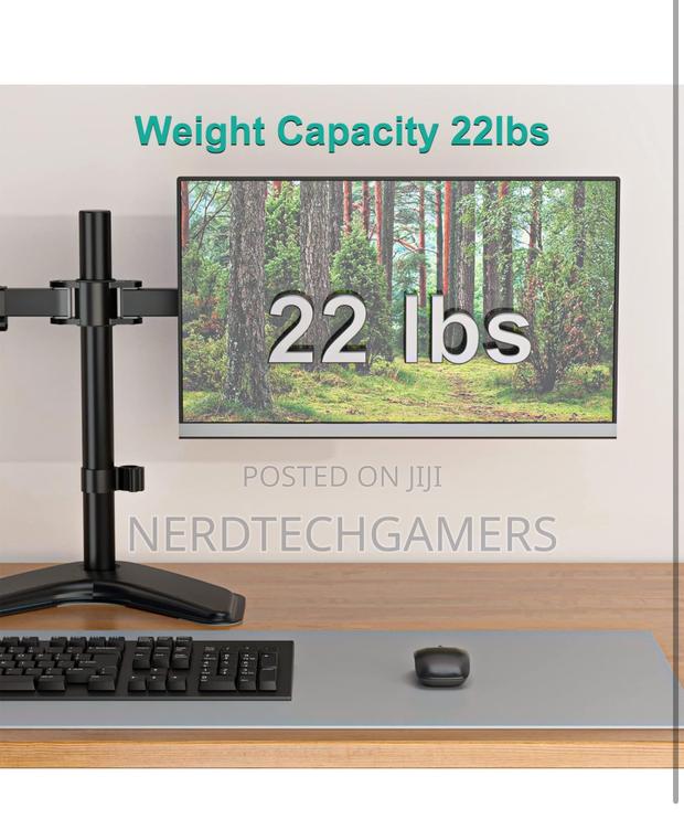 WALI Free Standing Dual LCD Monitor Fully Adjustable · Photo 6