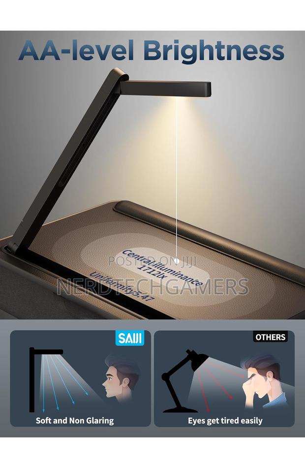 SAIJI Laptop Lap Desk With LED Light, Portable Laptop Desk · Photo 2