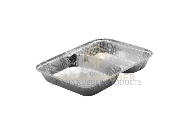 2-Section Aluminium Foil Food Containers+Lids(850ml)(500pcs) · Photo 3