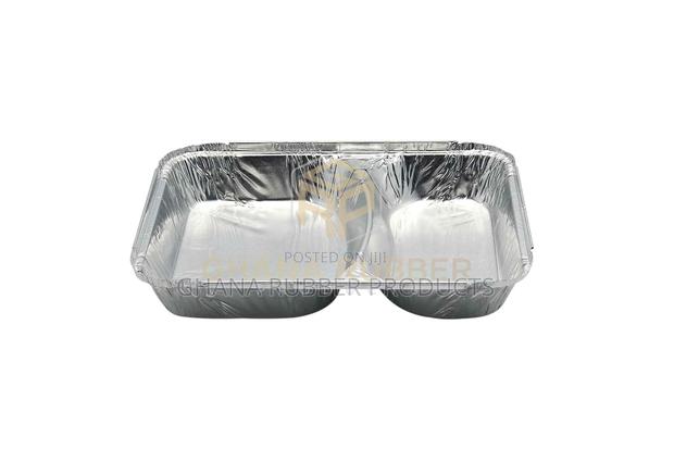 2-Section Aluminium Foil Food Containers+Lids(850ml)(500pcs) · Photo 4