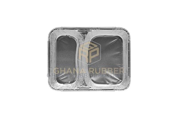 2-Section Aluminium Foil Food Containers+Lids(850ml)(500pcs) · Photo 5
