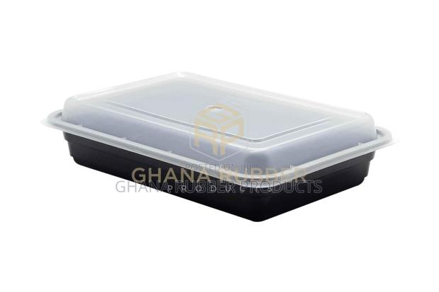 28oz Rectangle Black Microwavable Containers (150pcs)