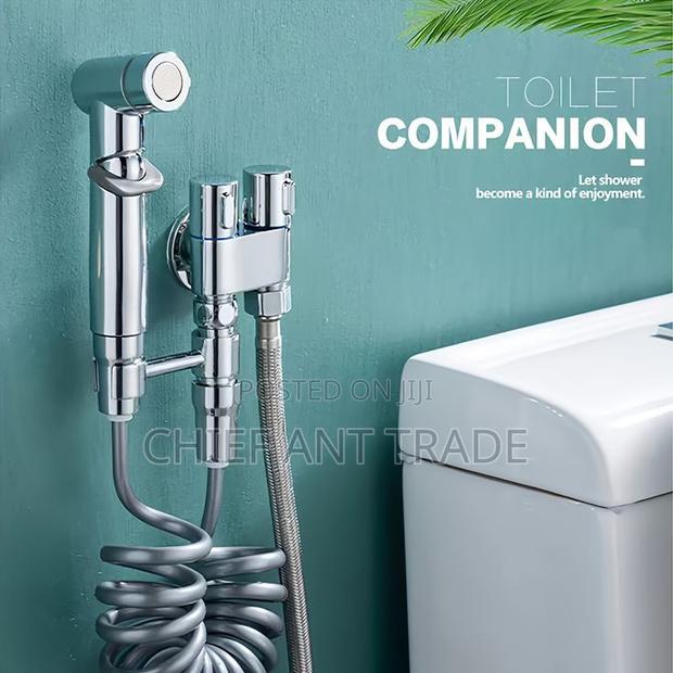 Silver Bidet Pressure Gun. · Photo 1