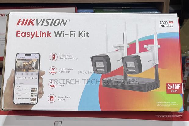 Hikvision Wifi Kit 2ch 4mp Full Color 2 Way Audio Nks424woh · Photo 6
