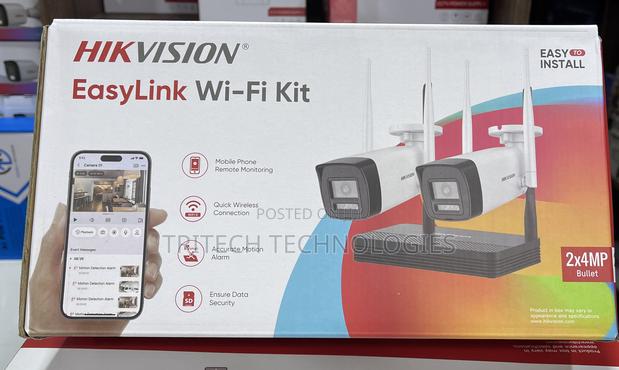Hikvision Wifi Kit 2ch 4mp Full Color 2 Way Audio Nks424woh · Photo 5