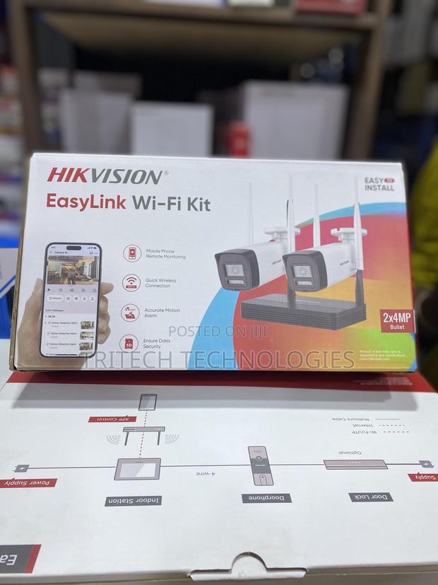 Hikvision Wifi Kit 2ch 4mp Full Color 2 Way Audio Nks424woh · Photo 4