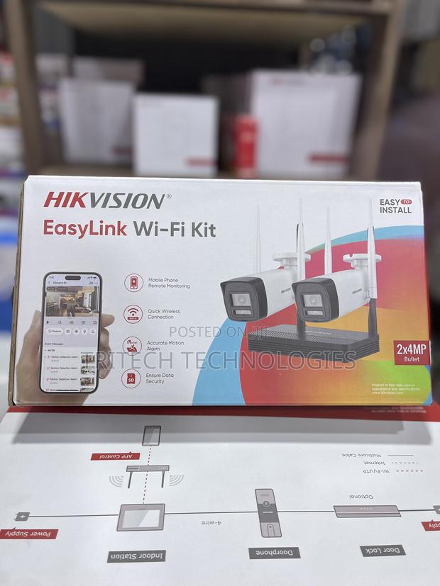 Hikvision Wifi Kit 2ch 4mp Full Color 2 Way Audio Nks424woh · Photo 2
