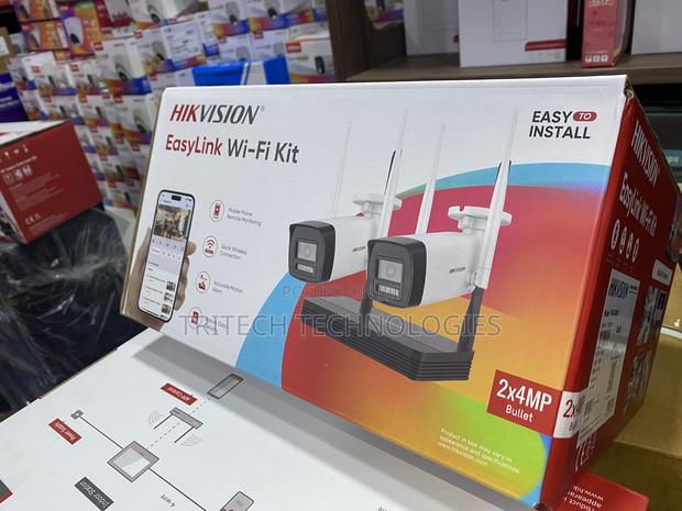 Hikvision Wifi Kit 2ch 4mp Full Color 2 Way Audio Nks424woh · Photo 1