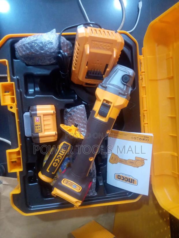 Cordless Angle Grinder Ingco · Photo 1