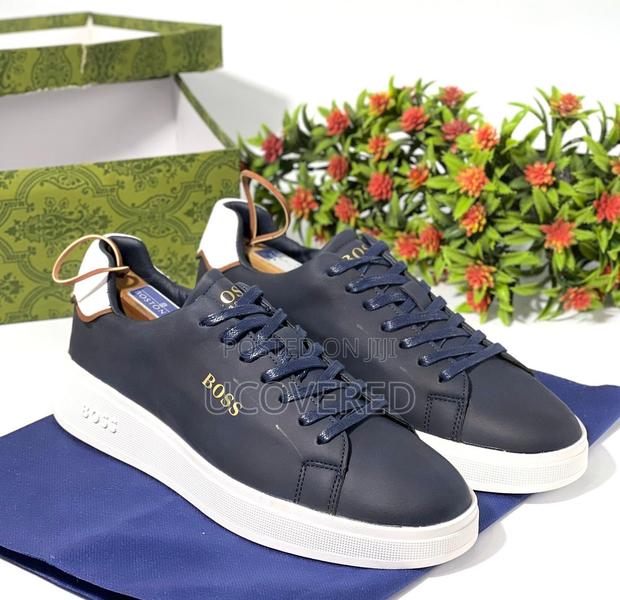 Boss Sleek Leather Sneaker · Photo 3