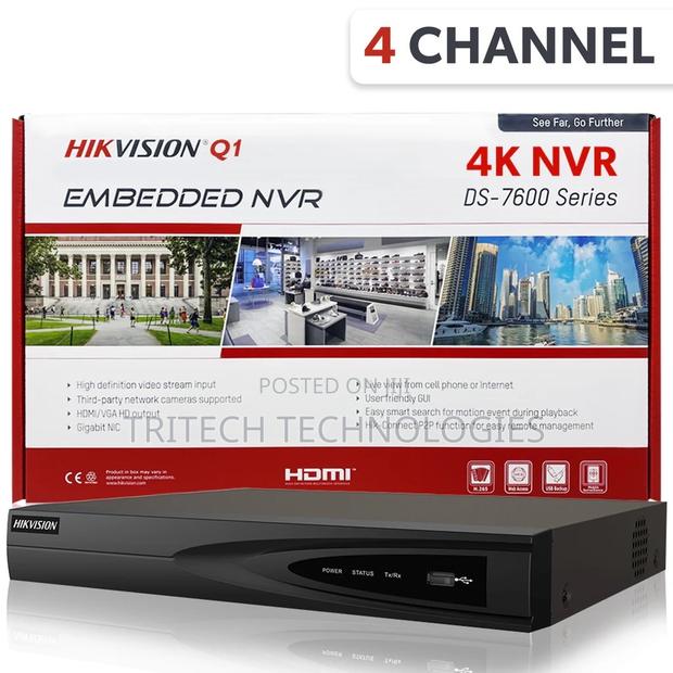 Hikvision Ds-7604ni-Q1/4p 4ch With Poe NVR · Photo 1