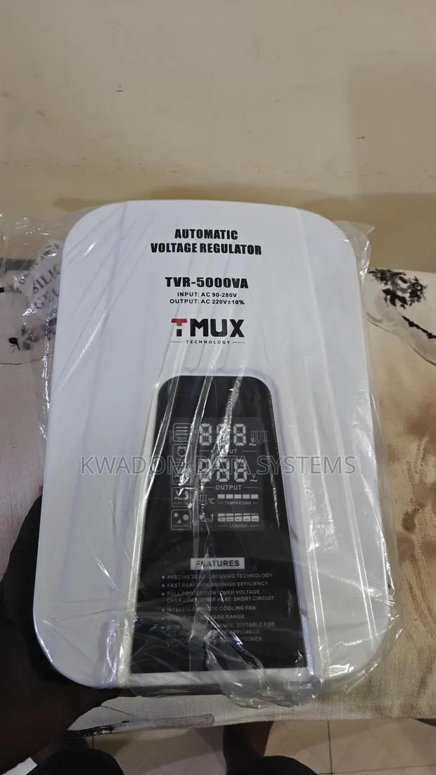 T-Mux 5kva Electronic Relay Control Single Phase Voltage Stabilizer · Photo 1