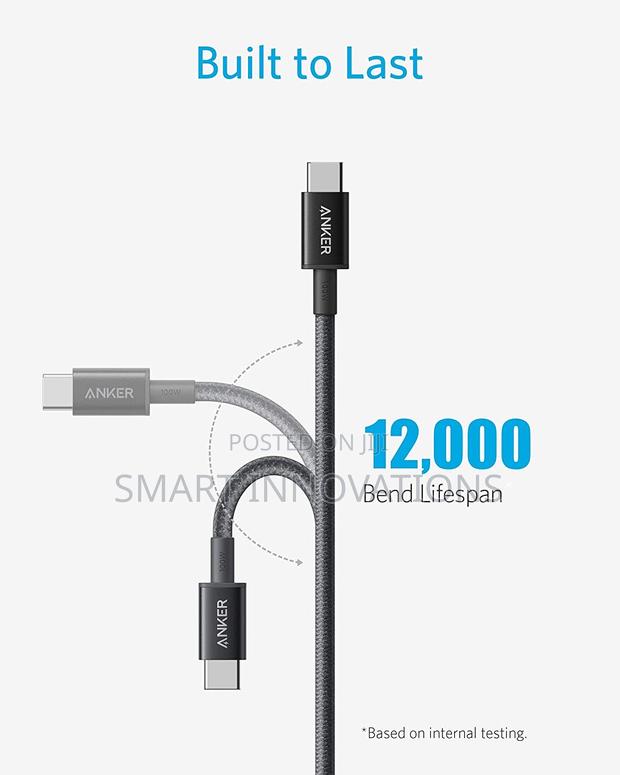 Nylon USB-C to USB-C 100W Cable · Photo 5