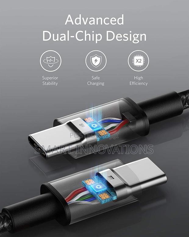 Nylon USB-C to USB-C 100W Cable · Photo 4