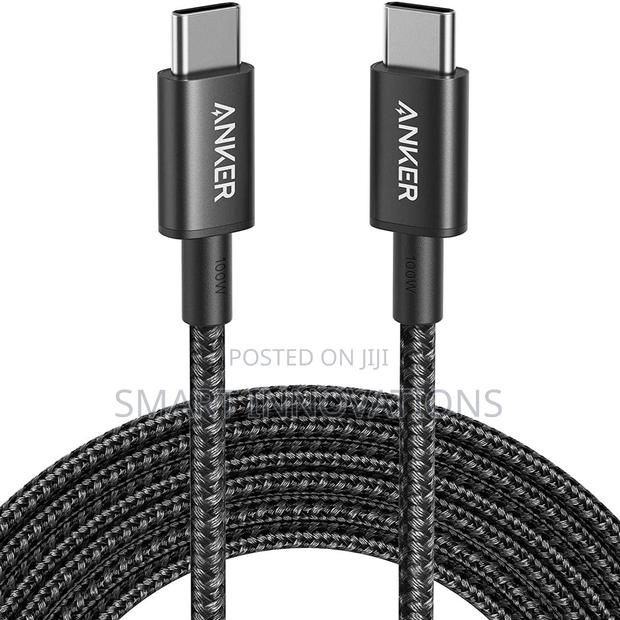 Nylon USB-C to USB-C 100W Cable · Photo 1