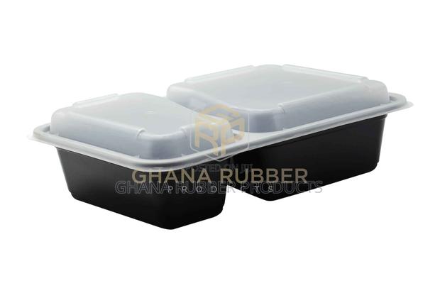 32oz 2-Section Black Microwavable Containers (150pcs) · Photo 2