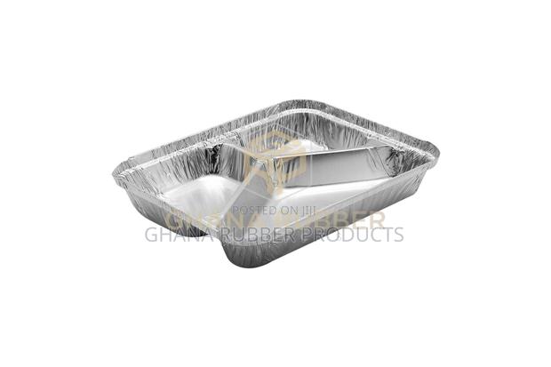 3-Section Aluminium Foil Food Containers+Lids(850ml)(500pcs) · Photo 3