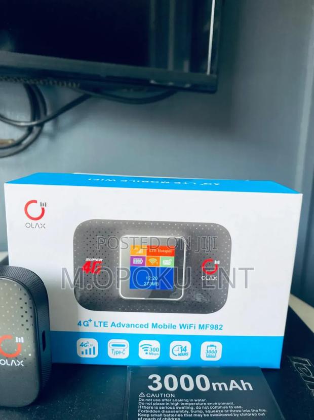 Universal 4G+ LTE Advanced Mobile Wi-Fi Mf982 Olax Mifi · Photo 2
