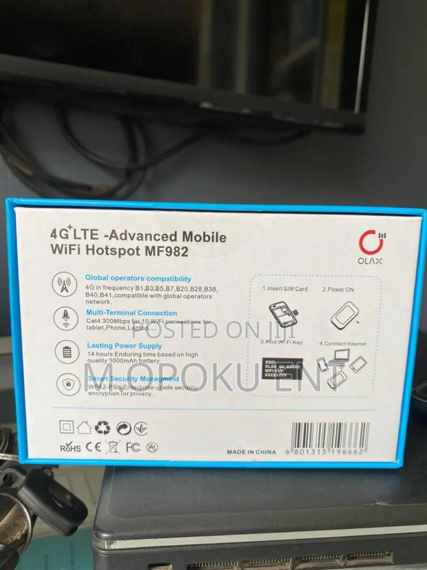 Universal 4G+ LTE Advanced Mobile Wi-Fi Mf982 Olax Mifi · Photo 7