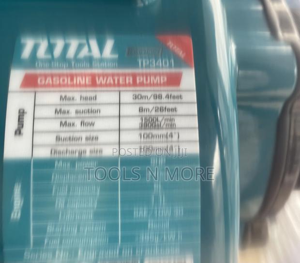 Total Gasoline Water Pump 4” · Photo 2