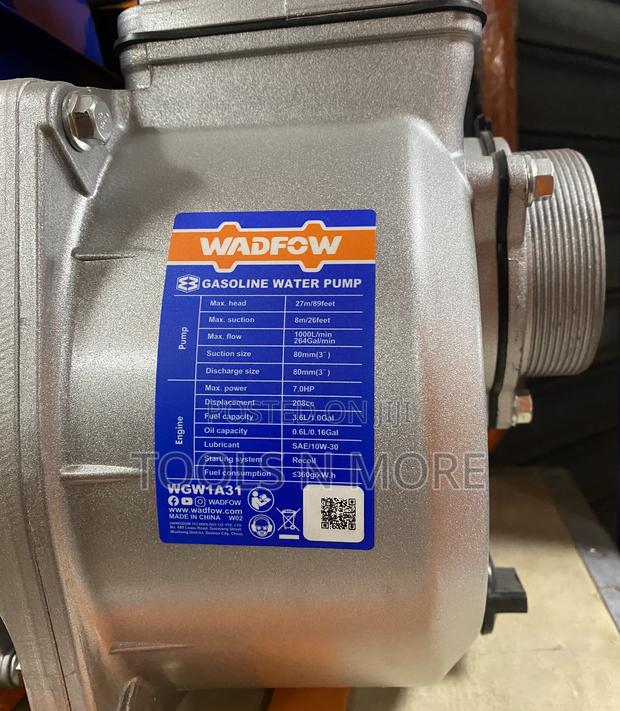 Wadfow Gasoline Water Pump 3” · Photo 2