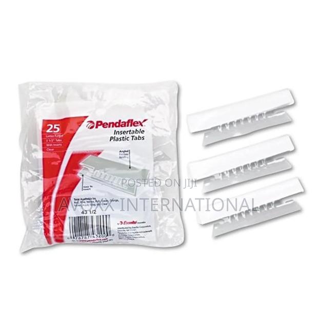 25pcs Pendaflex 43-1/2 Hanging File Folder Tabs,With Inserts · Photo 1