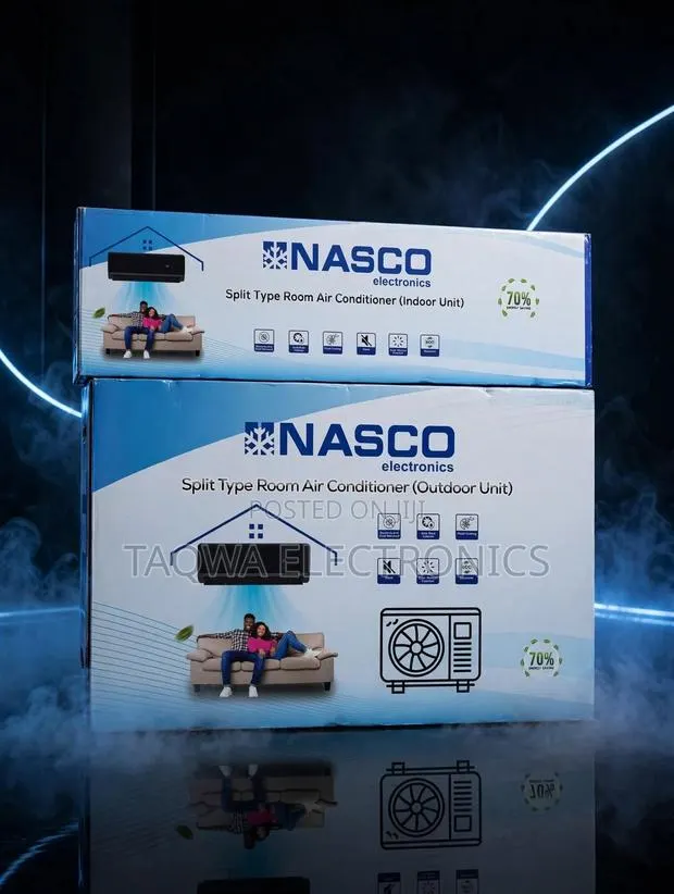 Complete Black Nasco 1.5hp Air Conditioner · Photo 1
