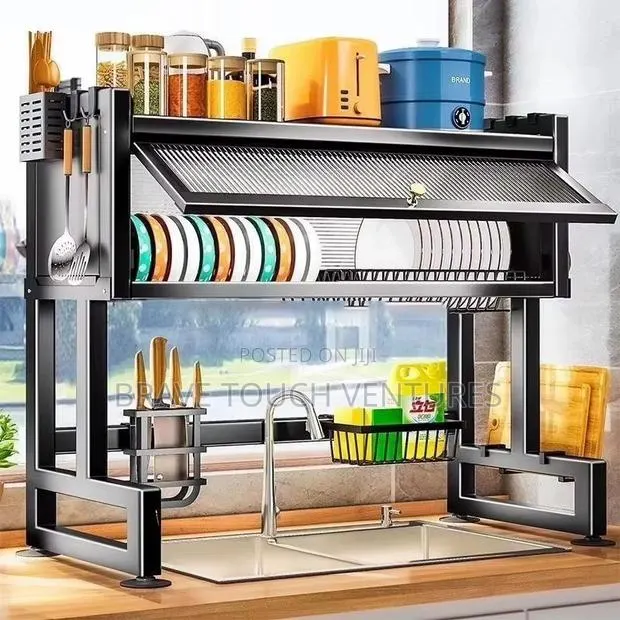 Over Sink Space Saving Dish Drainer Rack