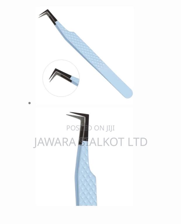 Eye Lash Extension Tweezer With Fiber Tip Stainless Steel · Photo 1