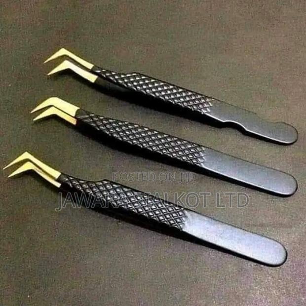Eye Lash Extension Tweezer With Fiber Tip Stainless Steel · Photo 6