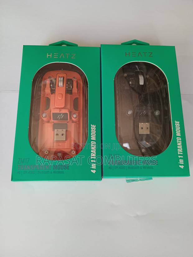 Heatz ZM17 Bluetooth + Wireless (4-in-1) Transparent Mouse · Photo 1
