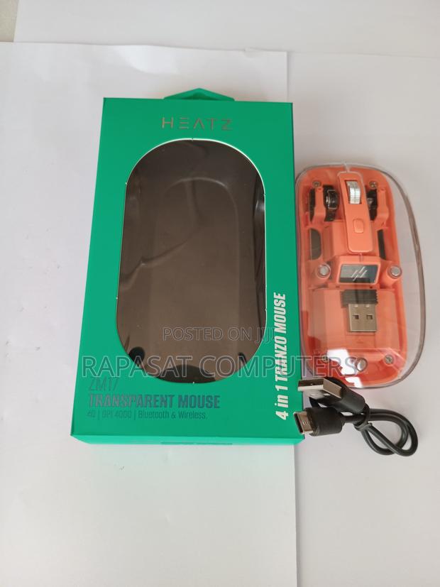 Heatz ZM17 Bluetooth + Wireless (4-in-1) Transparent Mouse · Photo 2