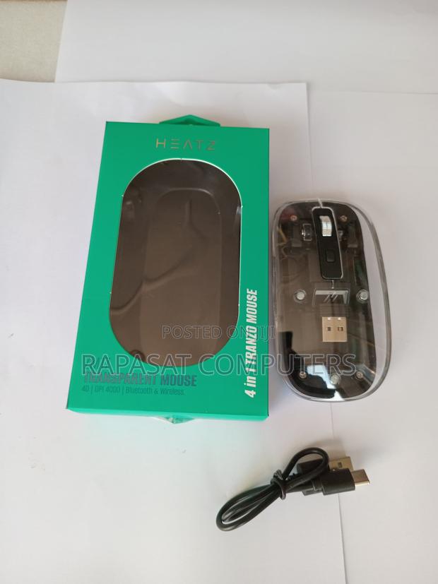 Heatz ZM17 Bluetooth + Wireless (4-in-1) Transparent Mouse · Photo 3