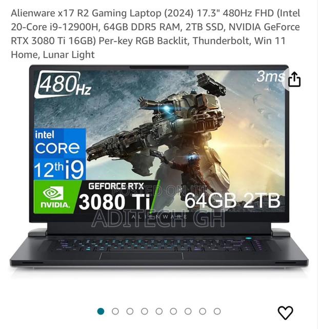 New Laptop Alienware M17x R2 64GB Intel Core I9 SSD 2T · Photo 1