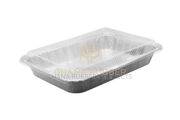 Aluminium Foil Catering Trays + Lids Medium 7000cc (50pcs)