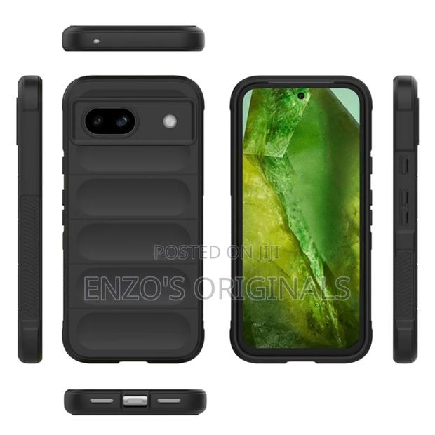 Google Pixel 8a Case Slim Rugged Black Matte Finish · Photo 1