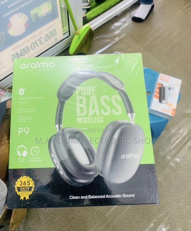Quality Yet Affordable Oraimo Pure Bass Wireless Headphone. · Photo 1