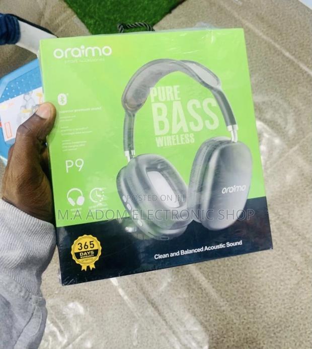 Newly in Stock Oraimo Pure Bass Wireless Bluetooth Headphone · Photo 1