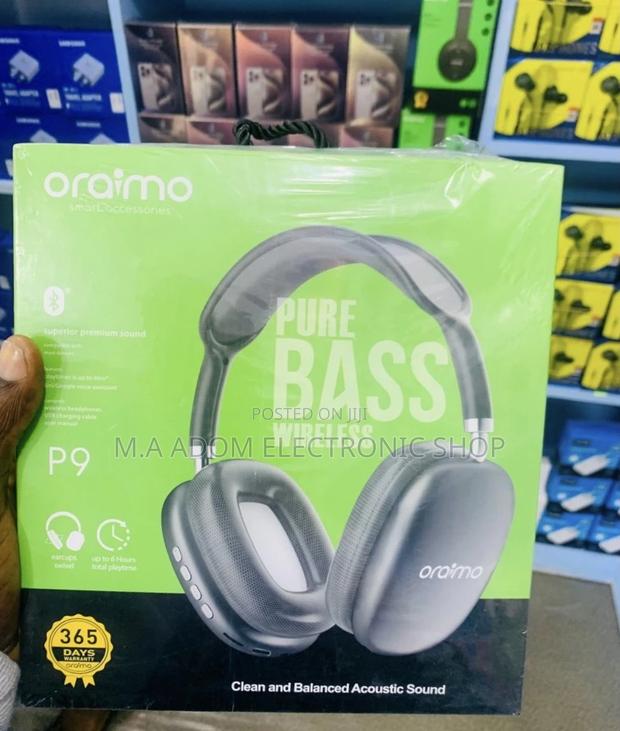 Order Oraimo Pure Bass Wireless Over-Ear Headphone · Photo 1
