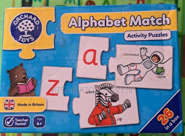 Alphabet Match Puzzle, Hard Board Paper · Photo 1