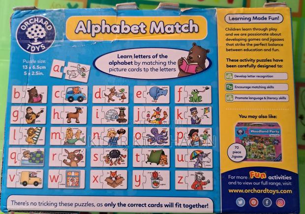 Alphabet Match Puzzle, Hard Board Paper · Photo 2