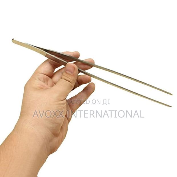 Tweezers 5.5" Medium Tips Straight Pointed Utility Forceps · Photo 3