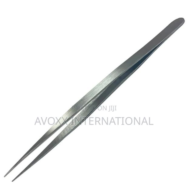 Tweezers 5.5" Medium Tips Straight Pointed Utility Forceps · Photo 4