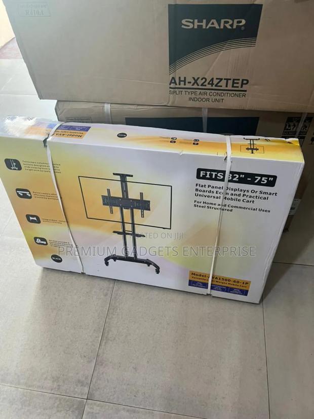 Nasco Flat Panel Display Mobile TV Stand | Mount 32-75" · Photo 1