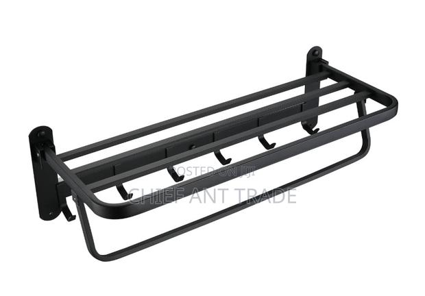 Flexible Towel Rack. Rod. Black. Gjs8802k / 308b · Photo 2