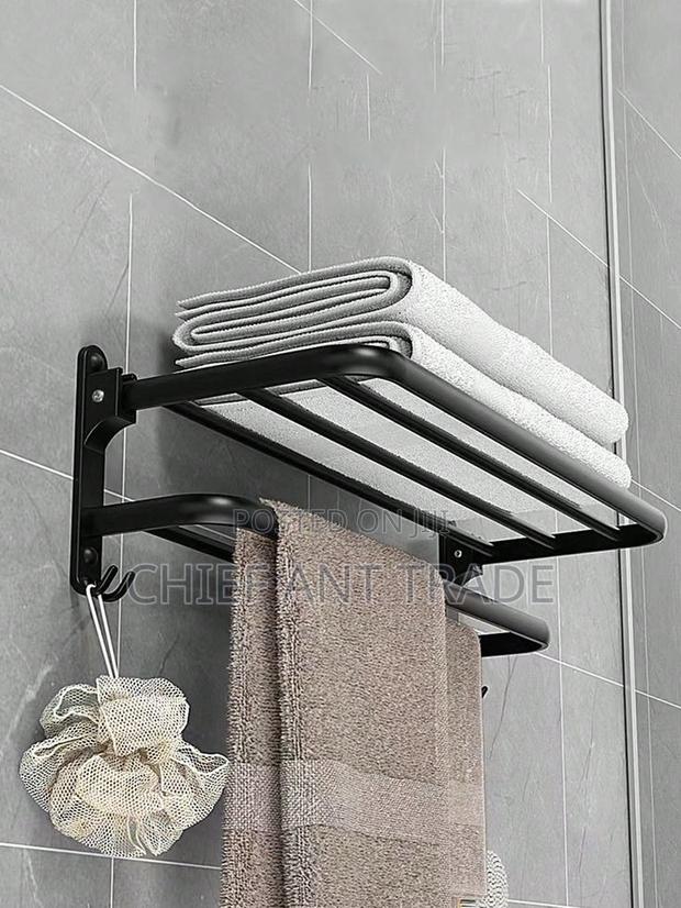 Flexible Towel Rack. Rod. Black. Gjs8802k / 308b · Photo 3