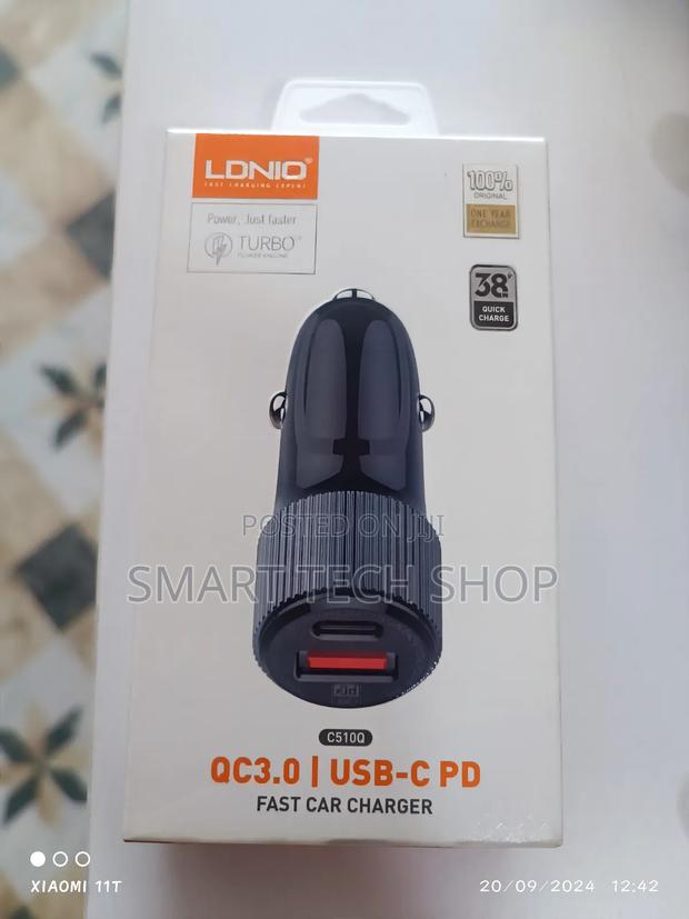 Ldnio 36 Watts Car Charger Type C and Usb Qc3.0 Quick Charge · Photo 4