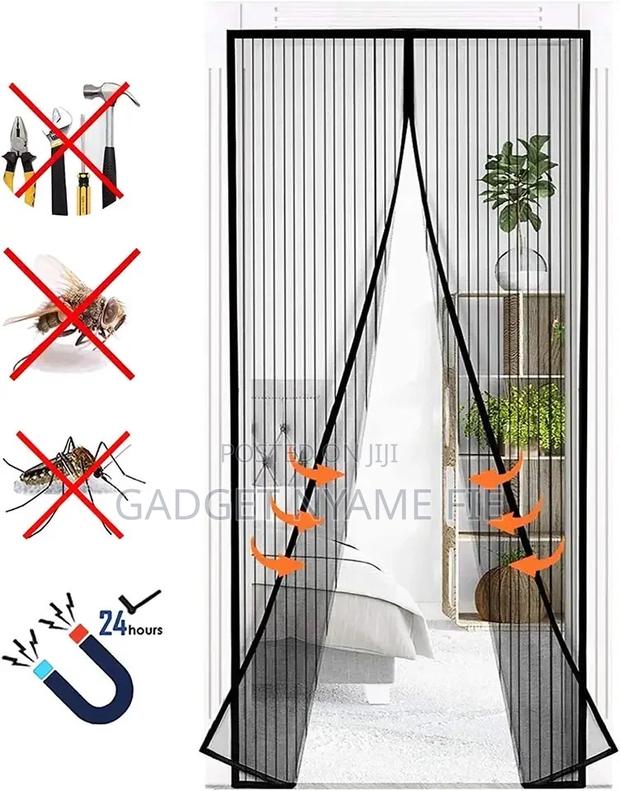 Anti Mosquitoes/Insects Magnetic Mesh Door Screen (210*120) · Photo 1