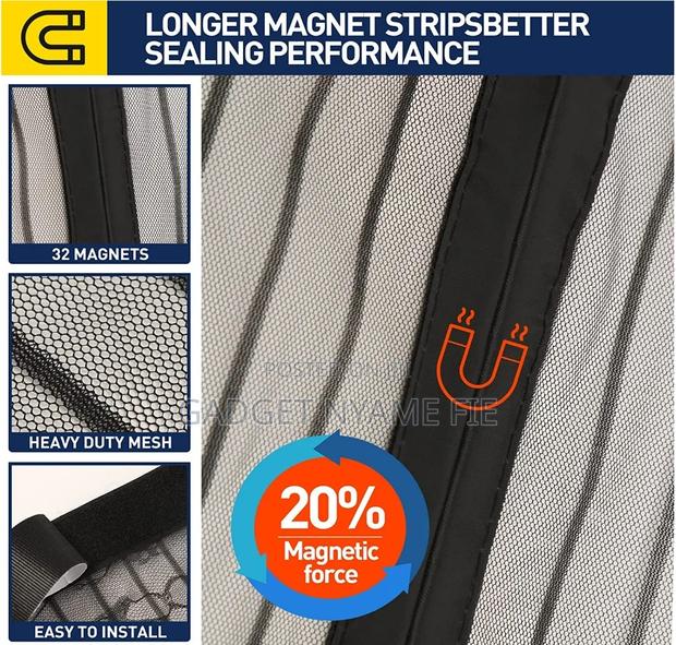 Anti Mosquitoes/Insects Magnetic Mesh Door Screen (210*120) · Photo 5