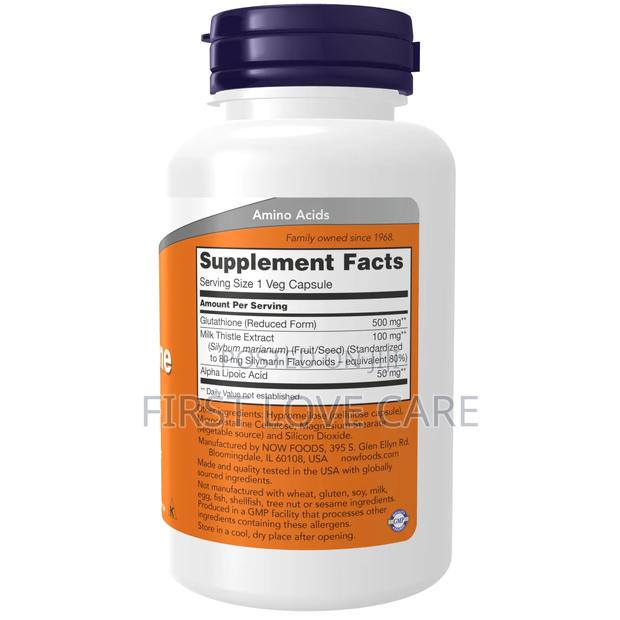 Now Glutathione 500mg Detox Support · Photo 3